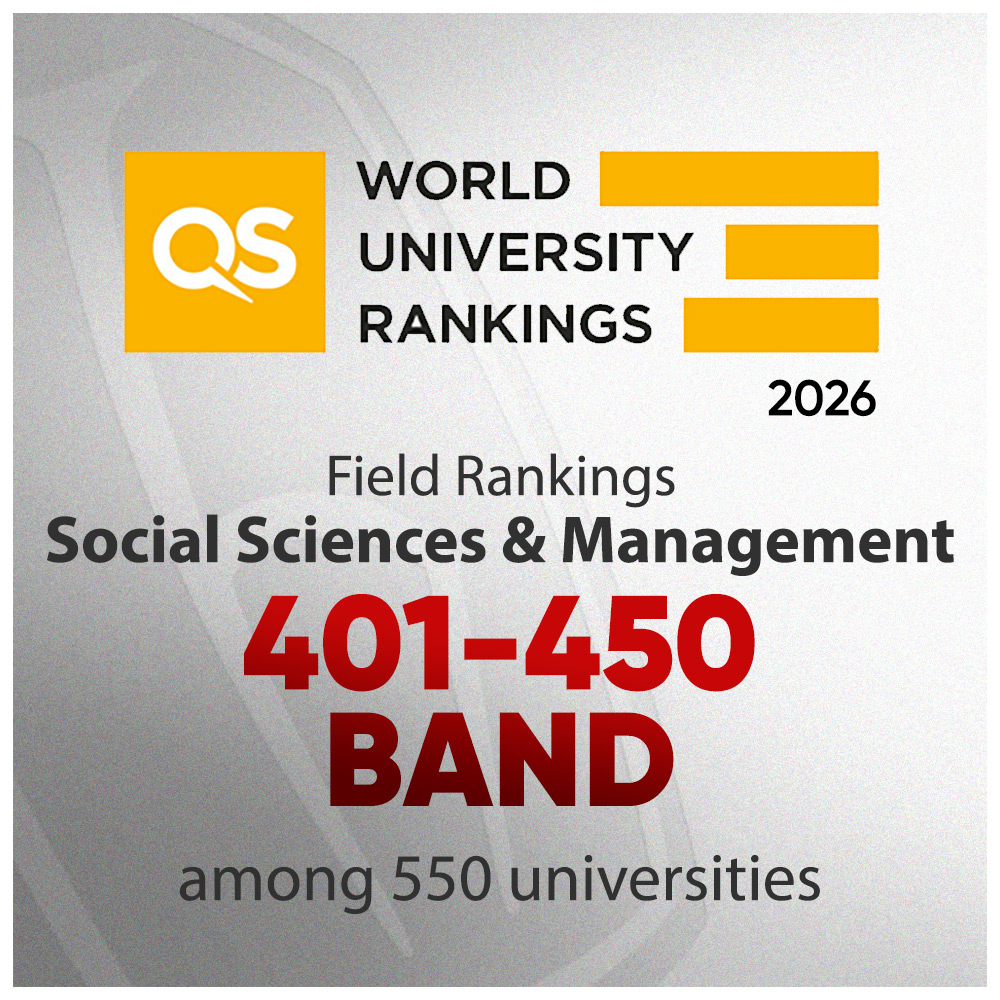 QS World University Rankings 2026: Ranking by subject—Social Sciences and Management
