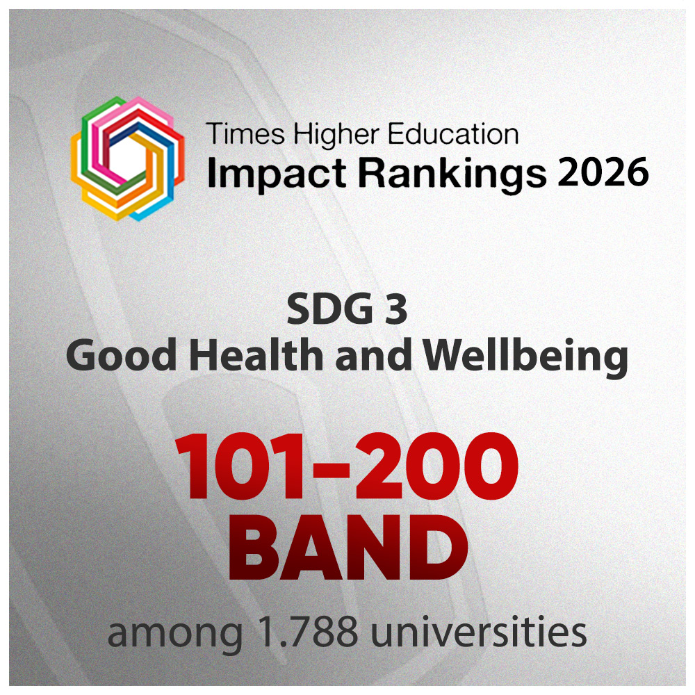 Image for the Times Higher Education Impact Rankings 2026: SDG 3 (Good Health and Well-being)