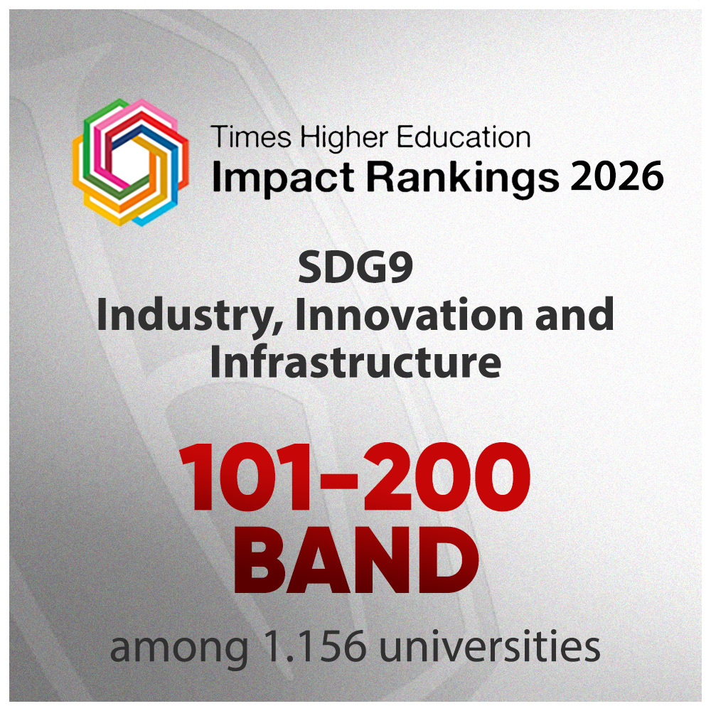 Image from the Times Higher Education Impact Rankings 2026 for SDG 9: Industry, Innovation, and Infrastructure