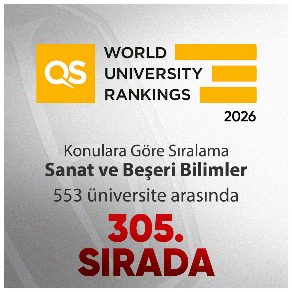QS World University Rankings 2026 konulara göre sıralama sanat ve beşeri bilimler alanında görseli
