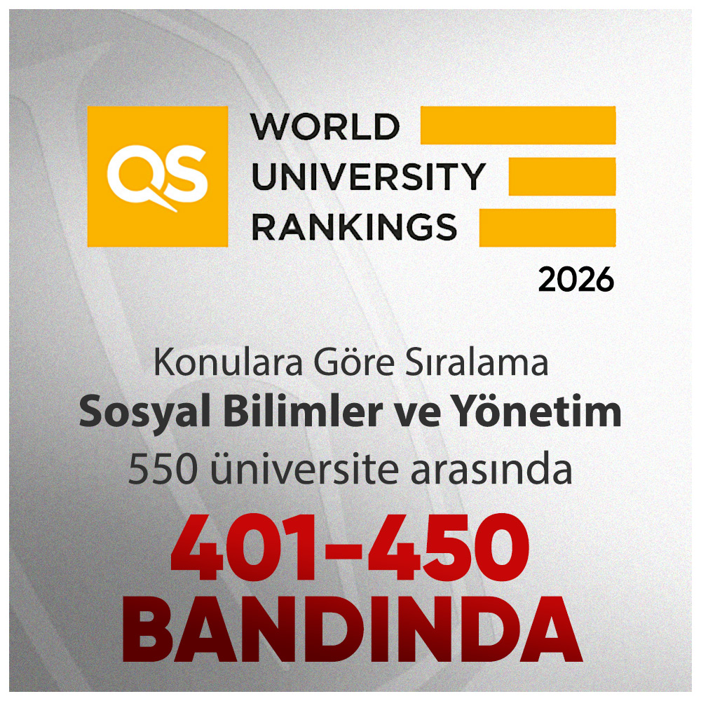 QS World University Rankings 2026 konulara göre sıralama sosyal bilimler ve yönetim alanında görseli